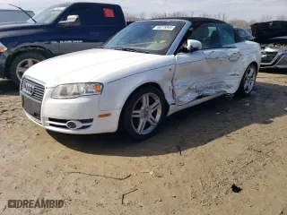 2007 Audi A4 2.0T with VIN WAUAF48HX7K022734, listed as a Copart auction lot 46275845 with 77,815 mi miles and Non Repairable. Bid and sale history available at carsss.com. Image 1.