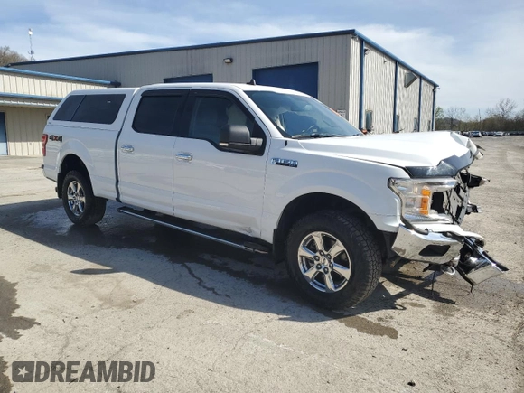 2019 Ford F-150 XL with VIN 1FTFW1E5XKFC17414, listed as a Copart auction lot 54136535 with 85,336 mi miles and Salvage Title. Bid and sale history available at carsss.com. Image 4.