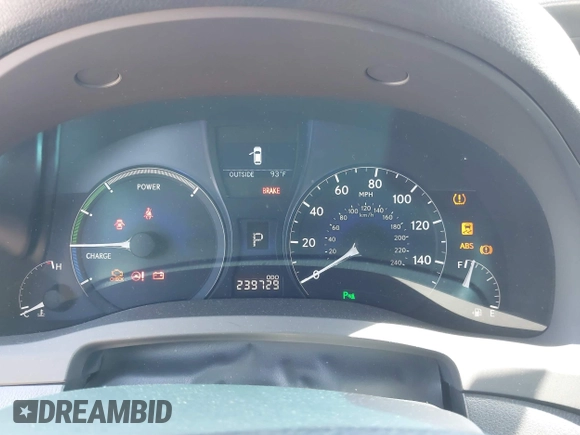 2010 Lexus RX 450h with VIN JTJBC1BA8A2412892, listed as a IAAI auction lot 42203839 with 239,729 mi miles and . Bid and sale history available at DreamBid. Image 7.