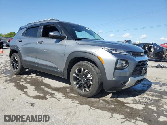 2022 Chevrolet TrailBlazer LT with VIN KL79MPSL0NB059070, listed as a Copart auction lot 54239525 with 41,755 mi miles and Salvage Title. Bid and sale history available at DreamBid. Image 4.