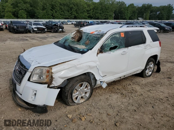 2013 GMC Terrain SLE with VIN 2GKALMEK7D6361885, listed as a Copart auction lot 59051385 with 101,673 mi miles and Salvage title. Bid and sale history available at DreamBid. Image 1.