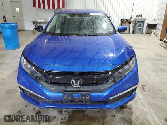 2020 Honda Civic LX with VIN 19XFC2F62LE024577, listed as a Copart auction lot 50799335 with 27,215 mi miles and Salvage Title. Bid and sale history available at DreamBid. Image 5.