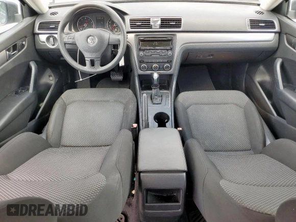 2012 Volkswagen Passat S with VIN 1VWAH7A30CC096307, listed as a Copart auction lot 63199545 with 120,348 mi miles and Salvage title. Bid and sale history available at DreamBid. Image 8.