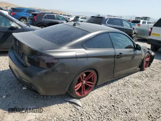 2014 BMW 4 Series 428i with VIN WBA3N7C58EF718718, listed as a Copart auction lot 60434345 with 118,179 mi miles and Salvage title. Bid and sale history available at DreamBid. Image 3.