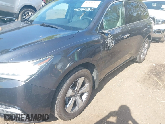2014 Acura MDX with VIN 5FRYD3H23EB013573, listed as a IAAI auction lot 41524320 with 96,405 mi miles and . Bid and sale history available at DreamBid. Image 6.