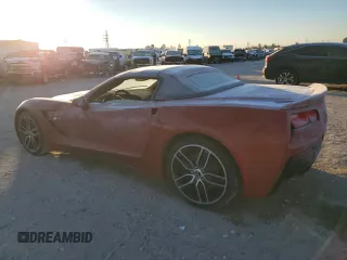 2015 Chevrolet Corvette Z51 2LT with VIN 1G1YK3D71F5111912, listed as a Copart auction lot 41988085 with 0 mi miles and Non Repairable. Bid and sale history available at carsss.com. Image 2.