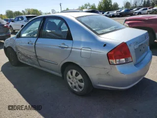 2008 Kia Spectra EX z VIN KNAFE122X85556621, wystawiony jako Copart lot #53577495 z przebiegiem 164 725 mil mil oraz Szkoda całkowita • Salvage title. Historia ofert i sprzedaży dostępna na DreamBid. Obrazek 2.