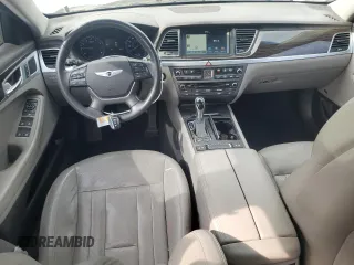 2016 Hyundai Genesis 3.8L with VIN KMHGN4JE5GU132610, listed as a Copart auction lot 67592854 with 80,424 mi miles and Salvage Title. Bid and sale history available at carsss.com. Image 8.