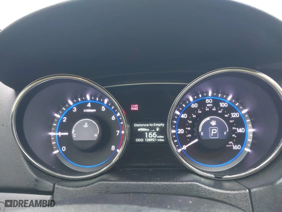 2013 Hyundai Sonata SE with VIN 5NPEC4AC6DH600768, listed as a IAAI auction lot 41481940 with 128,921 mi miles. Bid and sale history available at carsss.com. Image 7.
