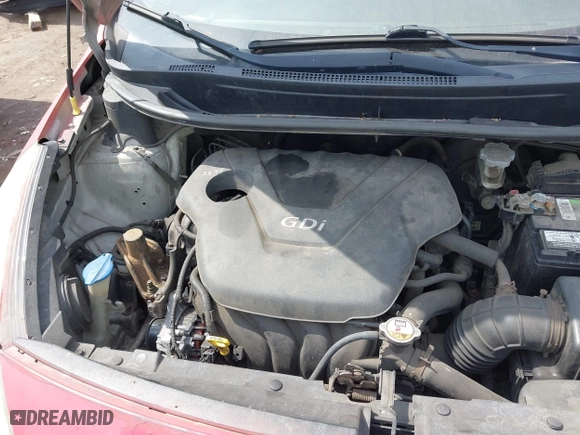 2013 Kia Rio LX with VIN KNADM5A32D6126632, listed as a IAAI auction lot 42014867 with 156,098 mi miles. Bid and sale history available at carsss.com. Image 6.