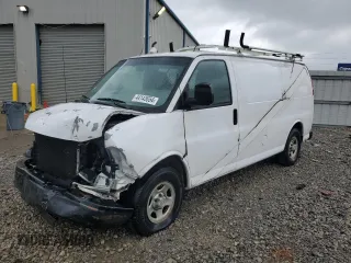 2005 Chevrolet Express Cargo z VIN 1GCFG15X451242907, wystawiony jako Copart lot #44143654 z przebiegiem 206 831 mil mil oraz Szkoda całkowita • Salvage title. Historia ofert i sprzedaży dostępna na DreamBid. Obrazek 1.