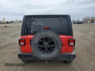 2022 Jeep Wrangler Unlimited Willys with VIN 1C4HJXDN7NW217581, listed as a Copart auction lot 53774355 with 51,126 mi miles and Clean title. Bid and sale history available at DreamBid. Image 6.