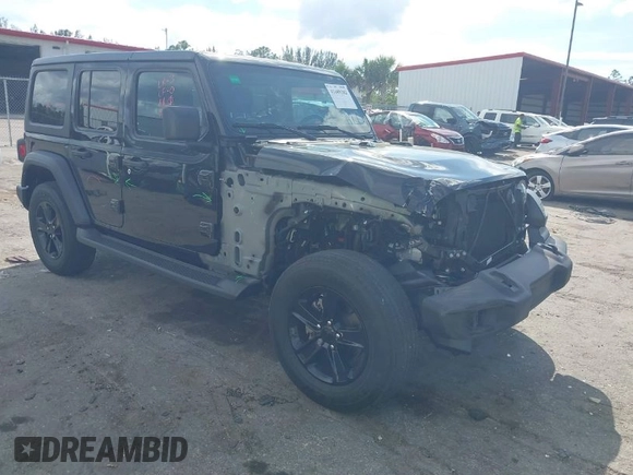 2023 Jeep Wrangler Willys with VIN 1C4HJXDN1PW634763, listed as a IAAI auction lot 41689202 with 23,369 mi miles and . Bid and sale history available at DreamBid. Image 1.