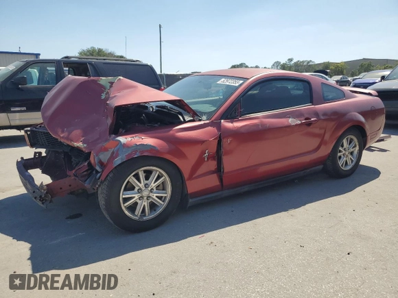 2008 Ford Mustang Deluxe with VIN 1ZVHT80N285140468, listed as a Copart auction lot 52972355 with 216,999 mi miles and Salvage title. Bid and sale history available at DreamBid. Image 1.