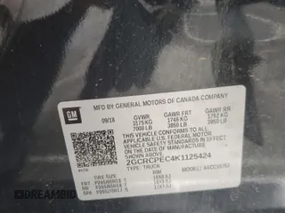 2019 Chevrolet Silverado 1500 LT with VIN 2GCRCPEC4K1125424, listed as a Copart auction lot 56191625 with 54,461 mi miles and Salvage Title. Bid and sale history available at DreamBid. Image 12.