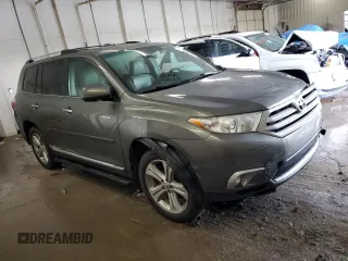 2012 Toyota Highlander Limited with VIN 5TDDK3EHXCS116447, listed as a Copart auction lot 57588265 with 152,799 mi miles and Salvage title. Bid and sale history available at DreamBid. Image 4.