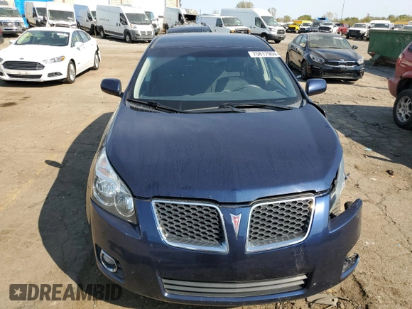 2009 Pontiac Vibe w/1SB with VIN 5Y2SP67029Z464784, listed as a Copart auction lot 75817904 with 117,560 mi miles and Clean Title. Bid and sale history available at carsss.com. Image 5.