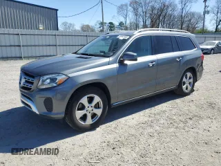 2017 Mercedes-Benz GLS with VIN 4JGDF6EE5HA840185, listed as a Copart auction lot 49954105 with 203,981 mi miles and Clean Title. Bid and sale history available at carsss.com. Image 1.