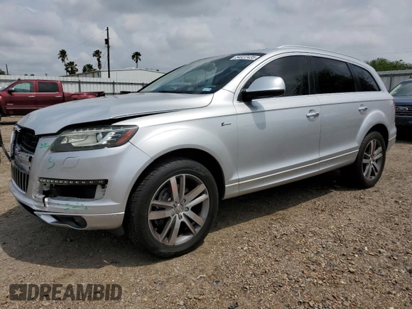 2013 Audi Q7 Premium Plus z VIN WA1LGAFE5DD010324, wystawiony jako Copart lot #54022435 z przebiegiem 107 989 mil mil oraz Szkoda całkowita • Salvage title. Historia ofert i sprzedaży dostępna na DreamBid. Obrazek 1.