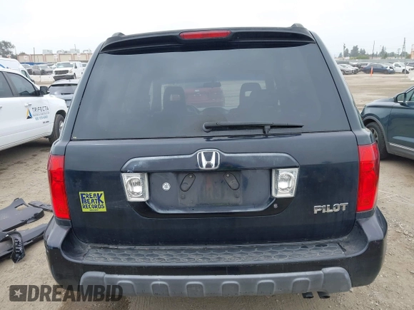 2005 Honda Pilot EX-L с VIN 2HKYF18565H566536, выставлен на аукционе IAAI как лот 42283758 с пробегом 131 630 миль миль и . История ставок и продаж доступна на DreamBid. Изображение 16.