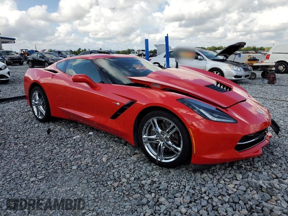2016 Chevrolet Corvette 1LT with VIN 1G1YB2D72G5122350, listed as a Copart auction lot 54507735 with Not provided miles and Salvage title. Bid and sale history available at DreamBid. Image 4.