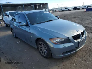 2007 BMW 3 Series 328xi with VIN WBAVC93587KX57667, listed as a Copart auction lot 45929745 with 129,137 mi miles and Salvage title. Bid and sale history available at DreamBid. Image 4.