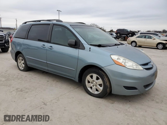2009 Toyota Sienna CE with VIN 5TDZK23C59S231232, listed as a Copart auction lot 45348075 with 226,827 mi miles and Clean Title. Bid and sale history available at DreamBid. Image 4.