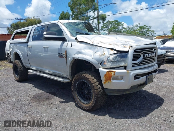 2018 Ram 2500 Laramie with VIN 3C6UR5FL3JG301310, listed as a IAAI auction lot 42239570 with 189,853 mi miles and . Bid and sale history available at DreamBid. Image 1.