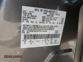 2013 Ford Edge Limited с VIN 2FMDK3KC5DBC15488, выставлен на аукционе Copart как лот 84896844 с пробегом 181 278 миль миль и Списание • Salvage title. История ставок и продаж доступна на DreamBid. Изображение 16.