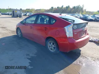 2011 Toyota Prius I with VIN JTDKN3DU6B1457157, listed as a IAAI auction lot 42175801 with 237,365 mi miles. Bid and sale history available at carsss.com. Image 3.