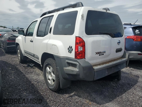 2005 Nissan Xterra S with VIN 5N1AN08WX5C629376, listed as a Copart auction lot 56478535 with 198,905 mi miles and Clean Title. Bid and sale history available at DreamBid. Image 2.