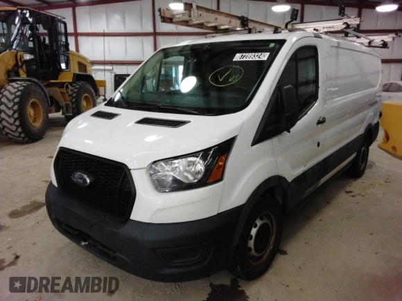 2021 Ford Transit Cargo with VIN 1FTYE1Y80MKA35295, listed as a Copart auction lot 87289324 with 160,946 mi miles and Clean Title. Bid and sale history available at carsss.com. Image 1.