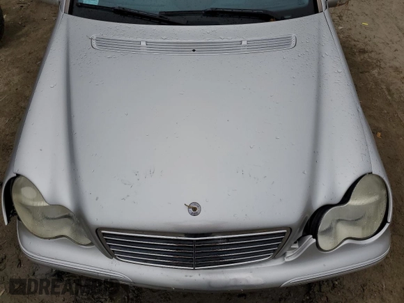 2004 Mercedes-Benz C 230 Kompressor with VIN WDBRF40J14A548030, listed as a Copart auction lot 80555724 with Not Provided miles and Salvage Title. Bid and sale history available at DreamBid. Image 11.