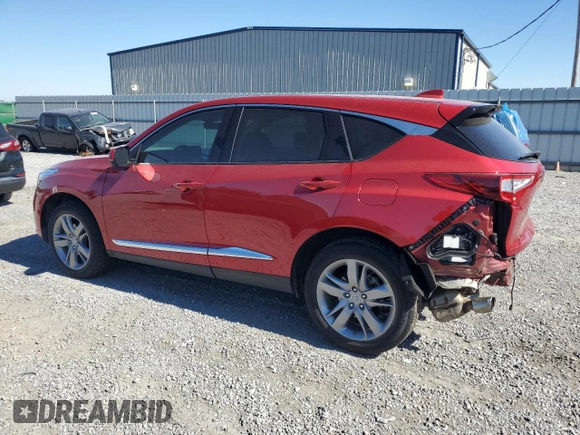 2019 Acura RDX w/Advance Pkg with VIN 5J8TC1H7XKL006953, listed as a Copart auction lot 76344854 with 54,866 mi miles and Salvage Title. Bid and sale history available at carsss.com. Image 2.