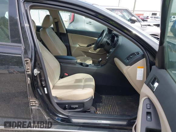 2012 Kia Optima Hybrid with VIN KNAGM4AD5C5017635, listed as a IAAI auction lot 42214181 with 159,599 mi miles. Bid and sale history available at carsss.com. Image 5.