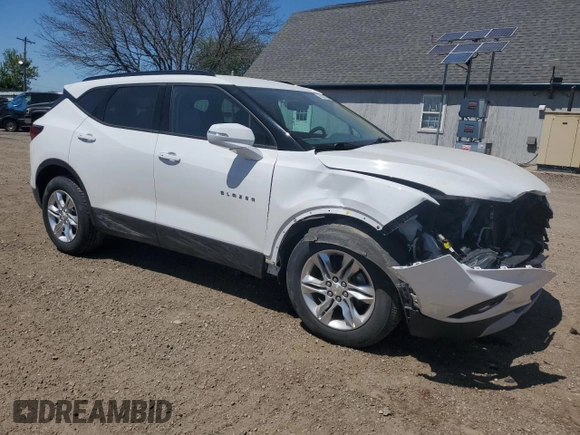 2020 Chevrolet Blazer LT with VIN 3GNKBHRS8LS616636, listed as a Copart auction lot 56237955 with 115,118 mi miles and Non repairable. Bid and sale history available at DreamBid. Image 4.