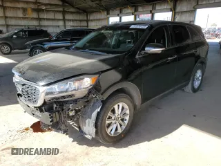 2020 Kia Sorento LX z VIN 5XYPG4A36LG690006, wystawiony jako Copart lot #51978125 z przebiegiem 54 299 mil mil oraz Szkoda całkowita • Salvage title. Historia ofert i sprzedaży dostępna na DreamBid. Obrazek 1.