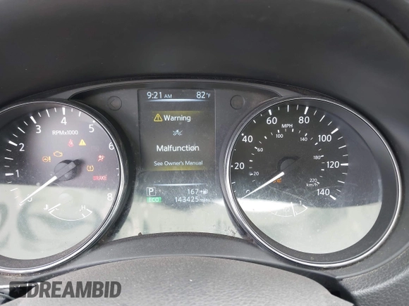 2017 Nissan Rogue SV with VIN 5N1AT2MT0HC894745, listed as a IAAI auction lot 42024126 with 143,425 mi miles and . Bid and sale history available at DreamBid. Image 7.