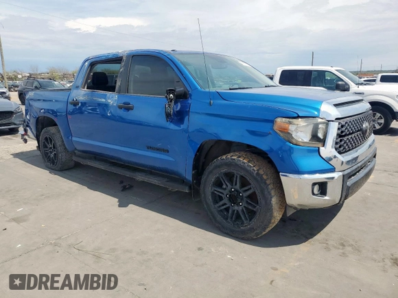 2018 Toyota Tundra 2WD SR5 with VIN 5TFEM5F18JX129250, listed as a Copart auction lot 50526165 with 83,064 mi miles and Salvage Title. Bid and sale history available at carsss.com. Image 4.