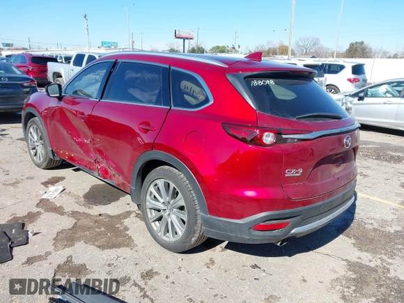 2021 Mazda CX-9 Signature with VIN JM3TCBEY7M0529957, listed as a IAAI auction lot 41388923 with 69,919 mi miles. Bid and sale history available at carsss.com. Image 3.