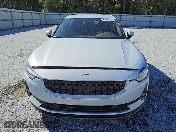 2023 Polestar 2 with VIN YSMEG3KA2PL157504, listed as a Copart auction lot 76419324 with 0 mi miles and Salvage Title. Bid and sale history available at carsss.com. Image 5.