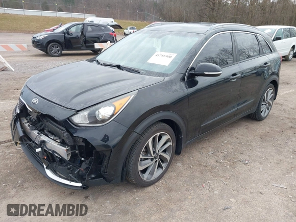 2017 Kia Niro Touring with VIN KNDCE3LC0H5040261, listed as a IAAI auction lot 41751900 with 100,194 mi miles. Bid and sale history available at carsss.com. Image 17.