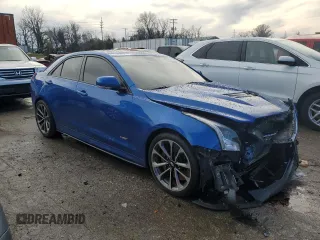 2016 Cadillac ATS-V with VIN 1G6AN5SY7G0178328, listed as a Copart auction lot 84906244 with 63,389 mi miles and Salvage Title. Bid and sale history available at carsss.com. Image 4.