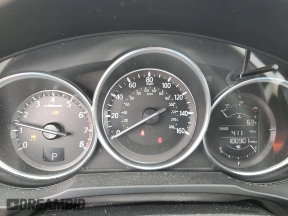 2017 Mazda CX-5 Sport with VIN JM3KFABL1H0116055, listed as a Copart auction lot 45044725 with 100,901 mi miles and Salvage Title. Bid and sale history available at carsss.com. Image 9.