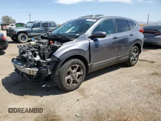 2019 Honda CR-V EX-L with VIN 5J6RW2H85KL001362, listed as a Copart auction lot 52112505 with 57,004 mi miles and Salvage Title. Bid and sale history available at carsss.com. Image 1.