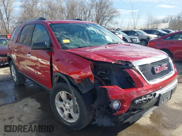 2012 GMC Acadia SLE with VIN 1GKKRPED9CJ143860, listed as a IAAI auction lot 41806894 with 125,936 mi miles. Bid and sale history available at carsss.com. Image 6.