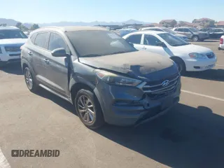 2018 Hyundai Tucson SEL z VIN KM8J33A42JU681606, wystawiony jako IAAI lot #41067514 z przebiegiem 150 119 mil mil oraz . Historia ofert i sprzedaży dostępna na DreamBid. Obrazek 1.