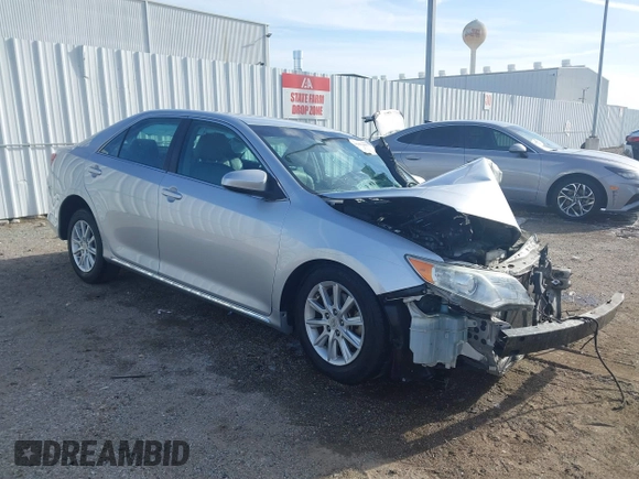 2012 Toyota Camry L with VIN 4T1BF1FK3CU134385, listed as a IAAI auction lot 41820857 with 1 mi miles. Bid and sale history available at carsss.com. Image 1.