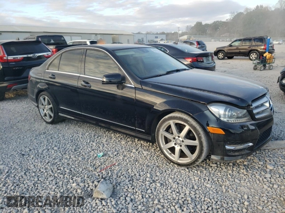 2013 Mercedes-Benz C 350 Sport with VIN WDDGF5HB2DA864912, listed as a Copart auction lot 80003364 with 101,179 mi miles and Clean Title. Bid and sale history available at DreamBid. Image 4.