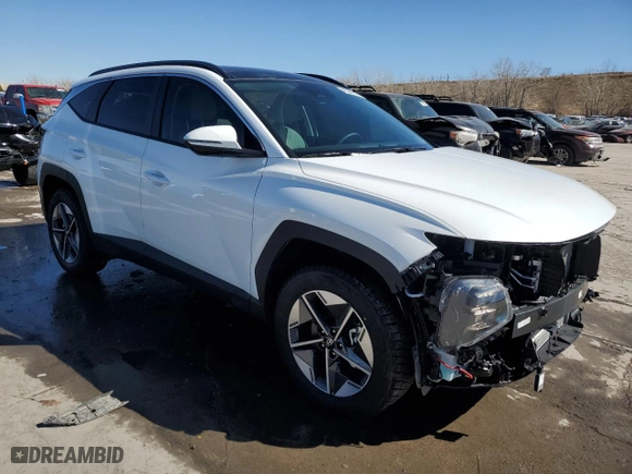 2025 Hyundai Tucson Hybrid SEL Convenience with VIN KM8JCDD15SU261847, listed as a Copart auction lot 45244575 with 1,946 mi miles and Salvage Title. Bid and sale history available at carsss.com. Image 4.